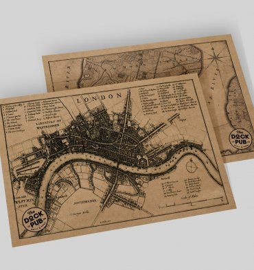 Плейсметы А3 для The Dock Pub